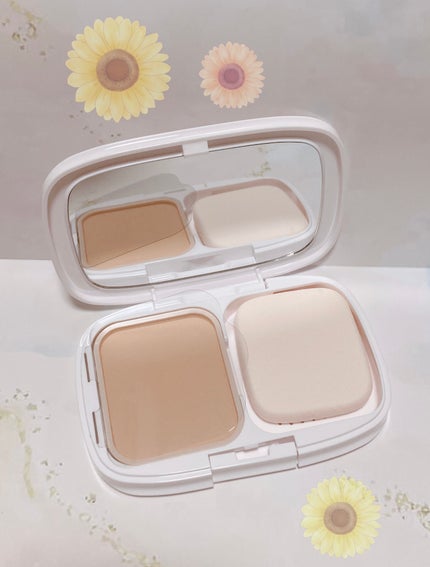 パウダーファンデーション 01 限定セット <スポンジ付き>+専用ケース/media luxe/パウダーファンデーションを使ったクチコミ(2枚目)