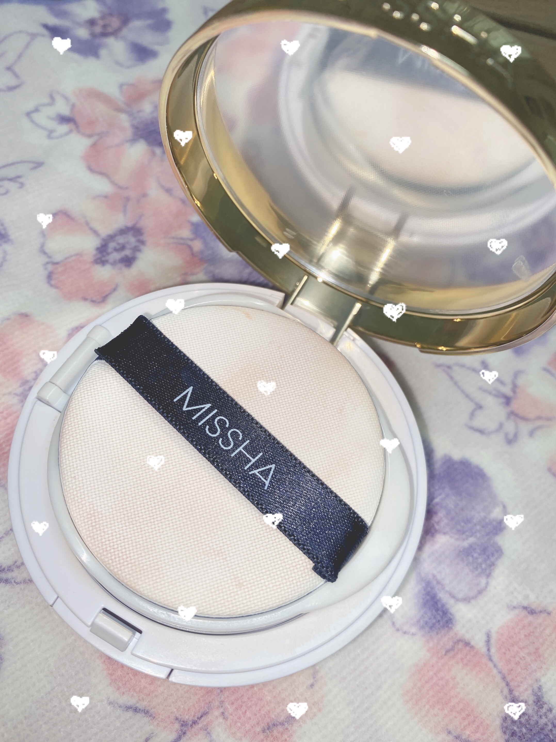 M クッション ファンデーション(モイスチャー)/MISSHA/クッションファンデーションを使ったクチコミ（1枚目）