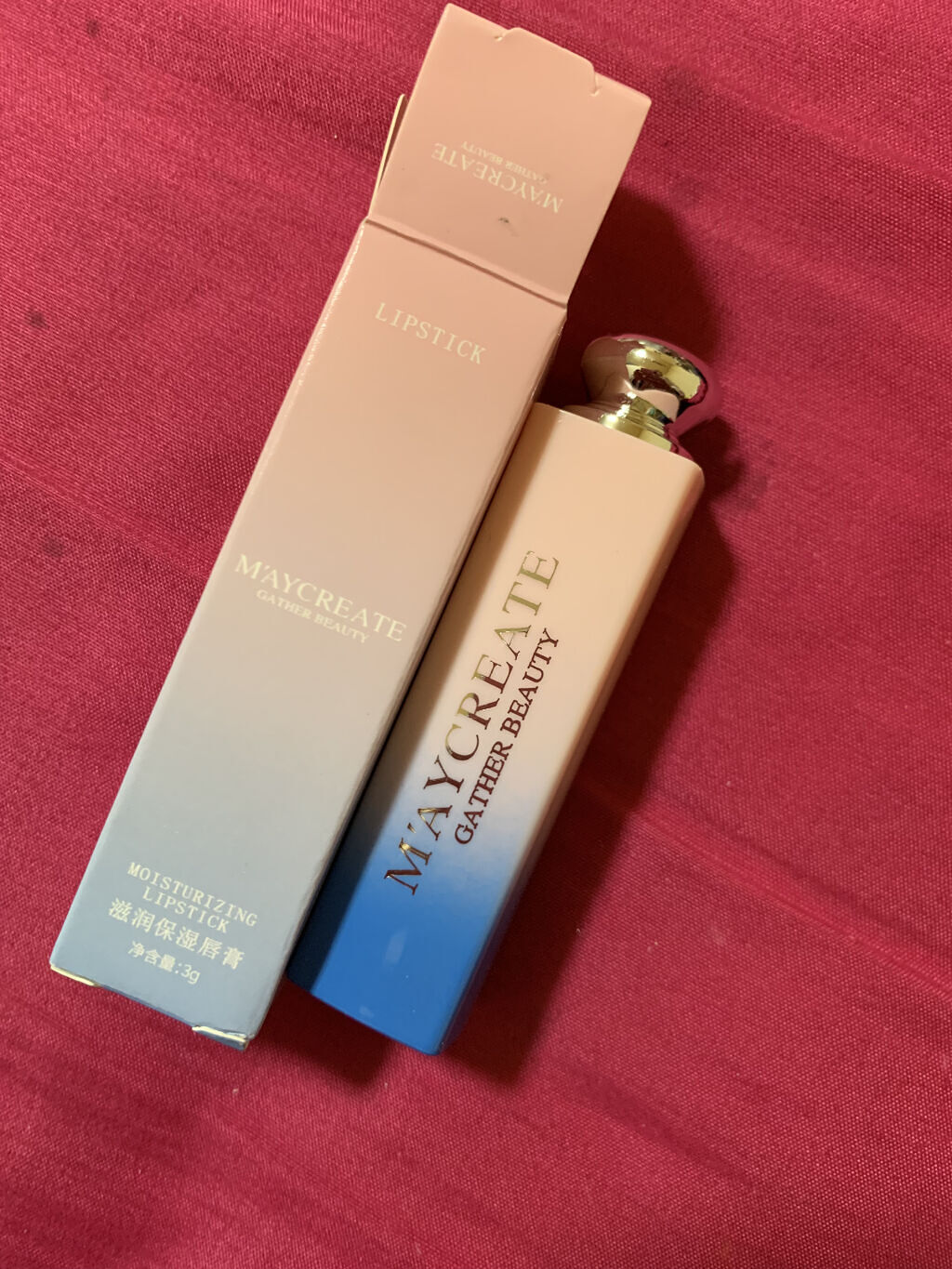 MOISTURIZING LIPSTICK/MayCreate/口紅を使ったクチコミ（1枚目）