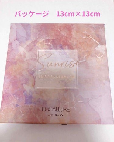 FOCALLURE Sunrise16色アイシャドウパレットのクチコミ「focallure Sunrise16色アイシャドウパレット
パンダホリックさんで1900円で.....」（2枚目）