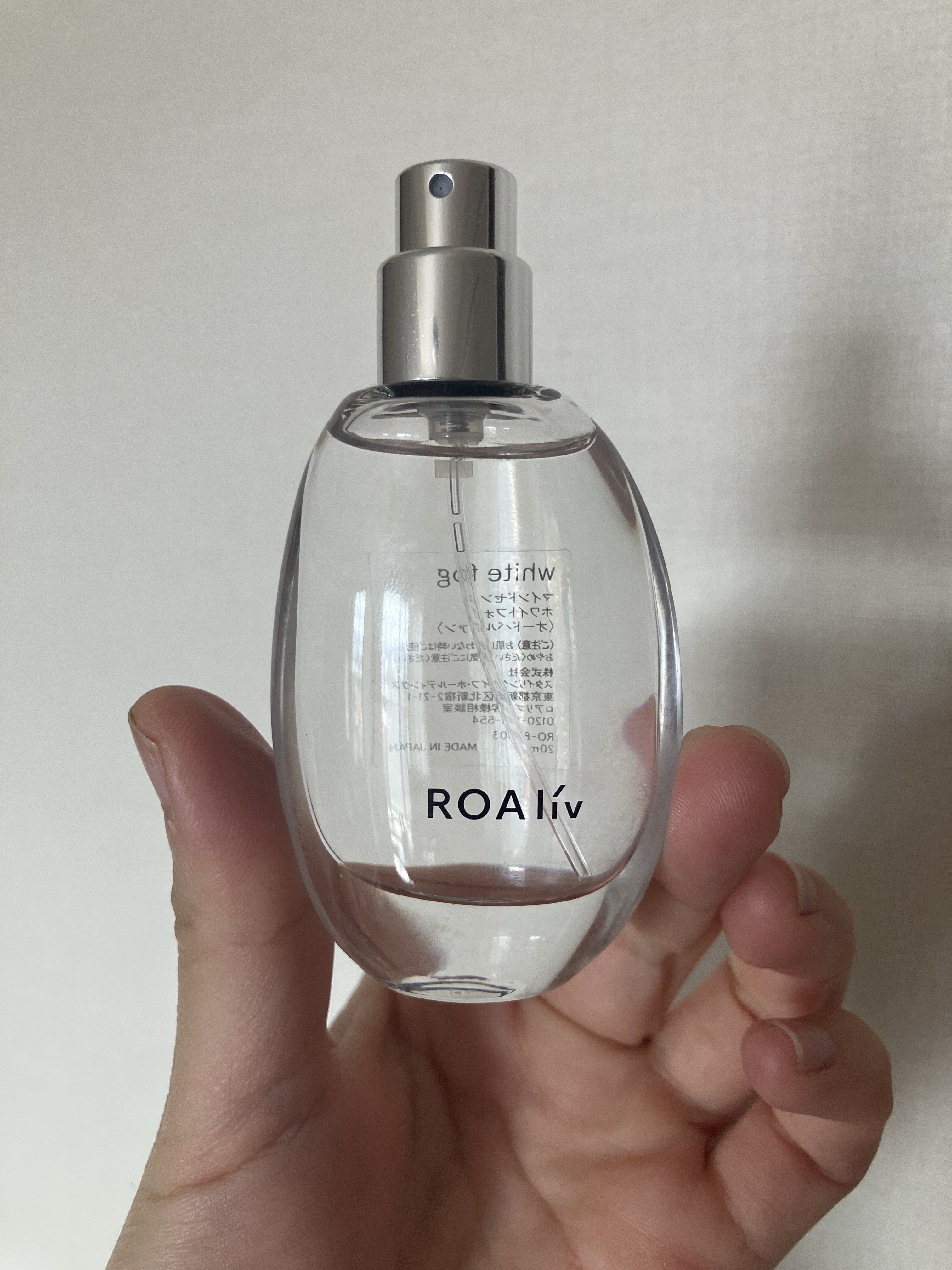 マインドセンス ホワイトフォグ /ROAlív/香水(レディース)を使ったクチコミ（1枚目）