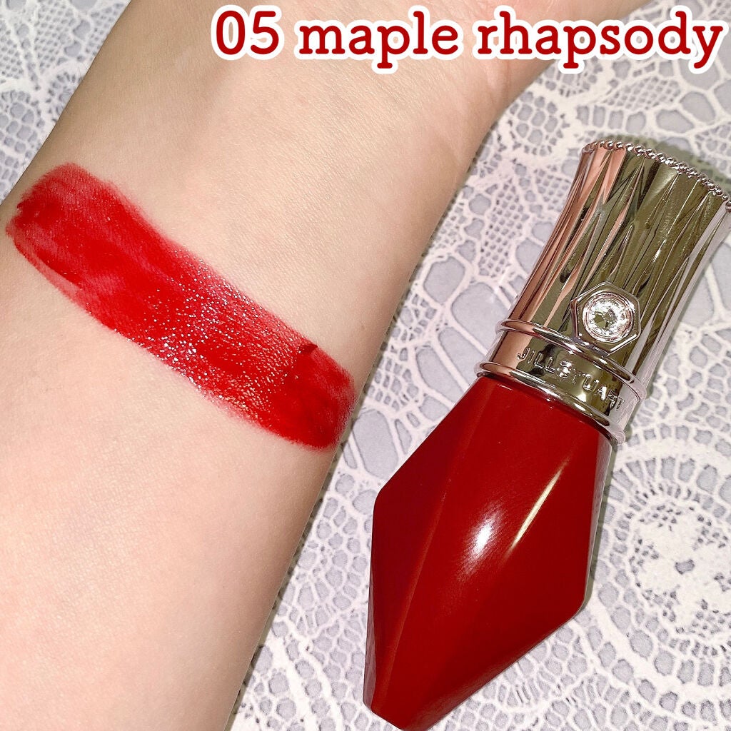 ルージュ クリスタル クリーミィホイップ ティント/JILL STUART/リップティントを使ったクチコミ(2枚目)