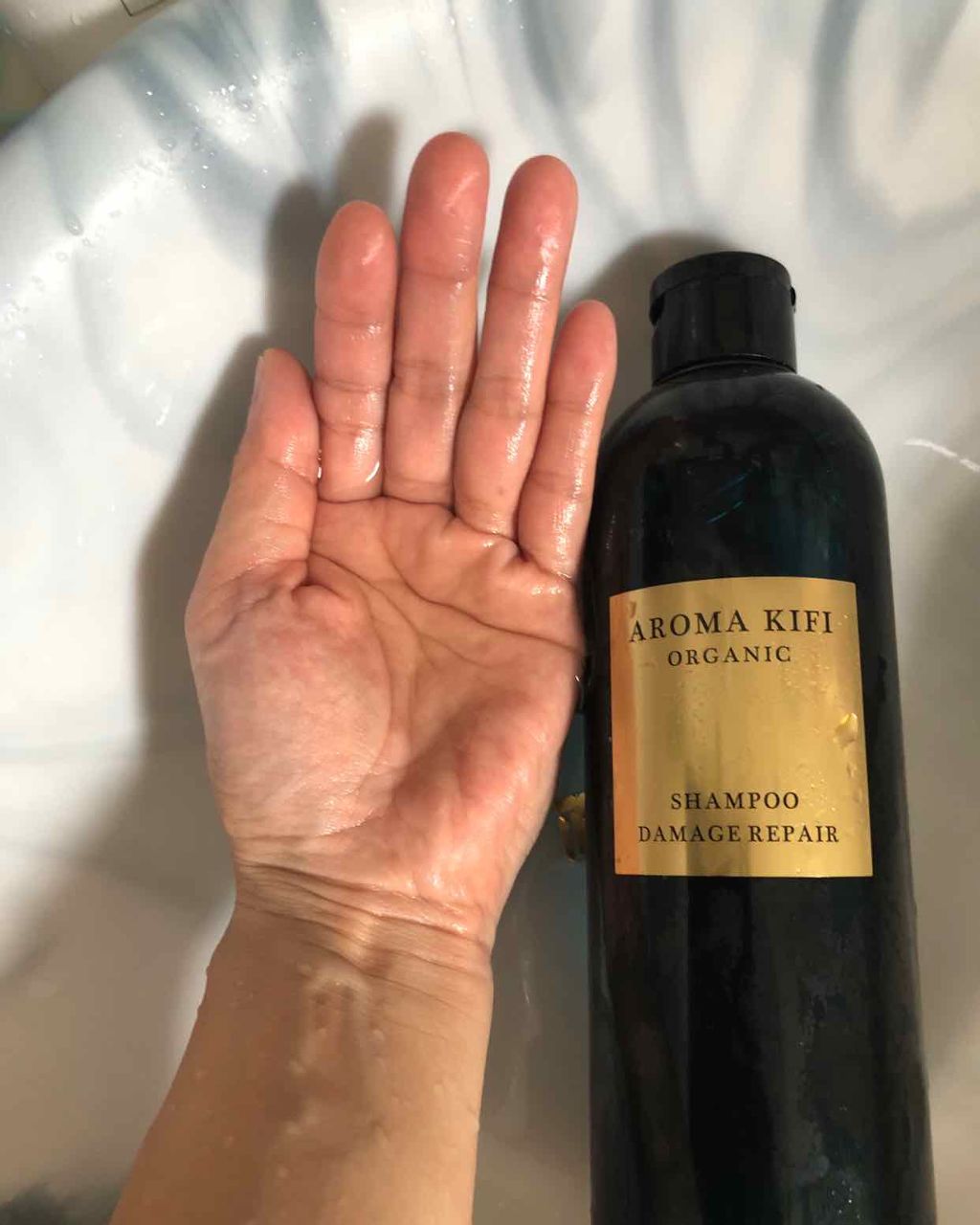 オーガニック シャンプー／トリートメント＜ダメージリペア＞/AROMA KIFI/シャンプー・コンディショナーを使ったクチコミ（1枚目）