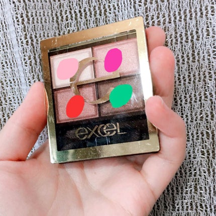 スキニーリッチシャドウ/excel/アイシャドウパレットを使ったクチコミ(2枚目)