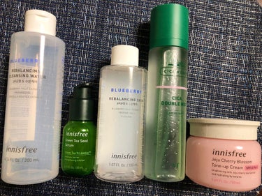 innisfree チェリーブロッサム トーンアップ クリーム UVのクチコミ「 #このスキンケアしか勝たん 
モーニングルーティン編

innisfreeブルーベリー バラ.....」（1枚目）