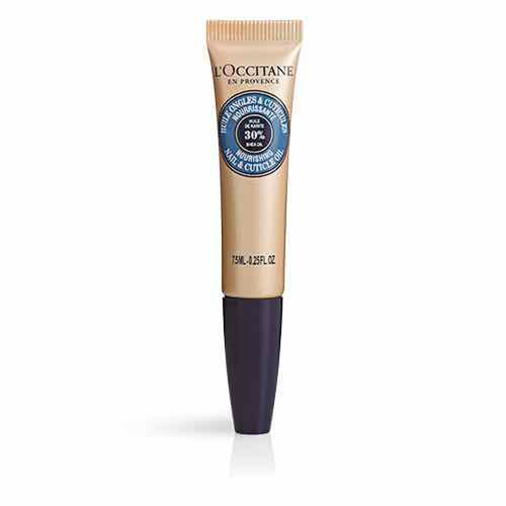 シア ネイルオイル

使用方法
爪の周りに適量を塗布し、ゆっくり丁寧にマッサージしながら浸透させます。

シア
Shea シアのヴェールをまとって深い潤いを。 「ウィメンズゴールド」と呼ばれる非常にリッチなバターは 西アフリカ・ブルキナファ