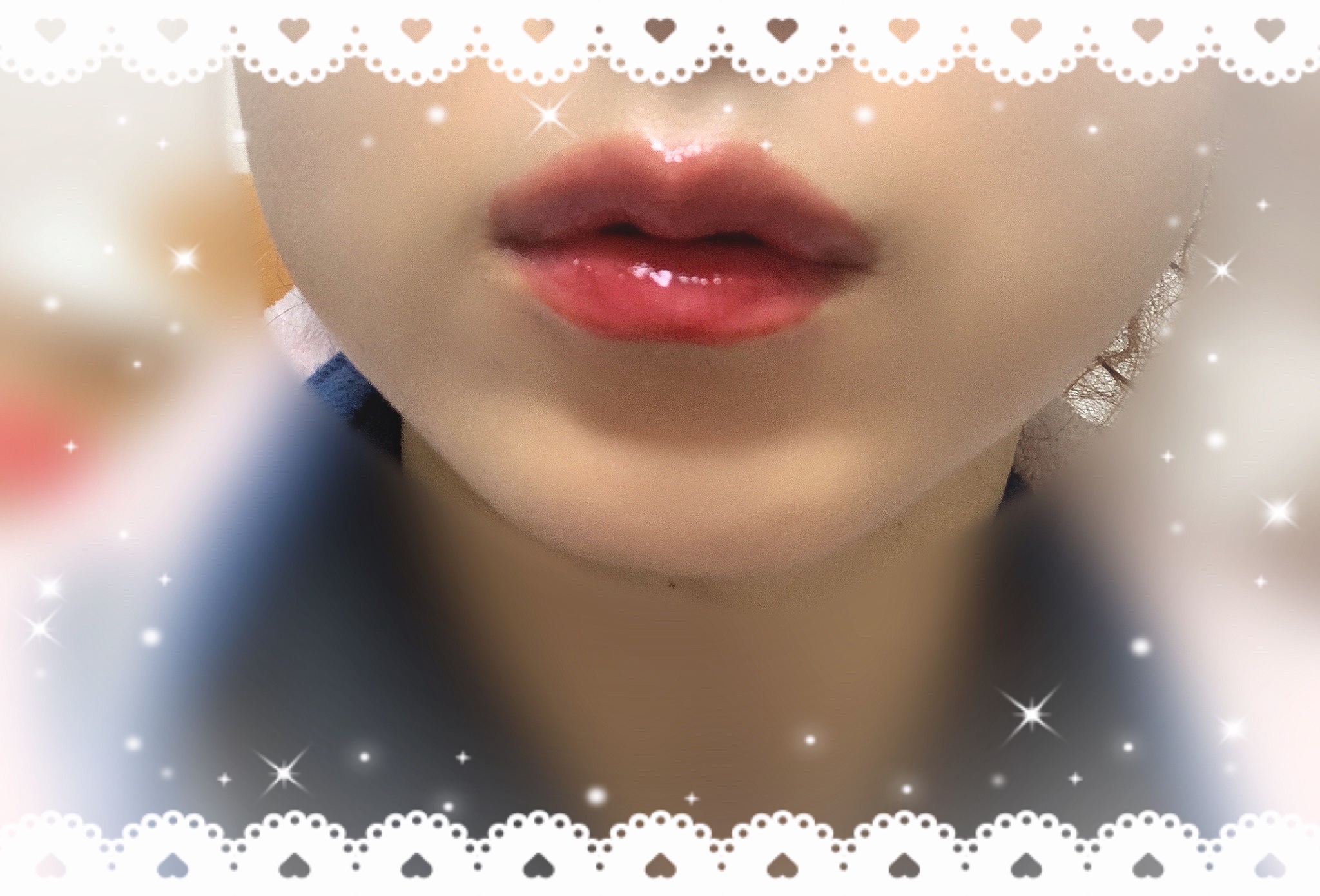 ジューシーラスティングティント/rom&nd/リップティントを使ったクチコミ（2枚目）