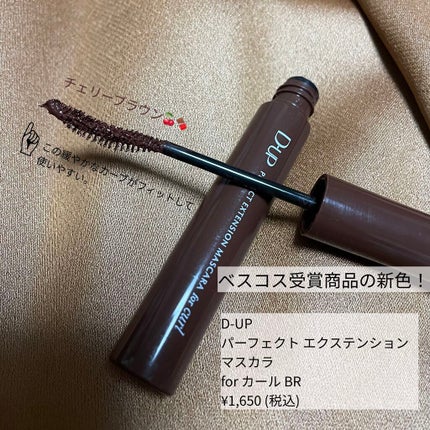 パーフェクトエクステンション マスカラ for カール/D-UP/マスカラを使ったクチコミ(2枚目)