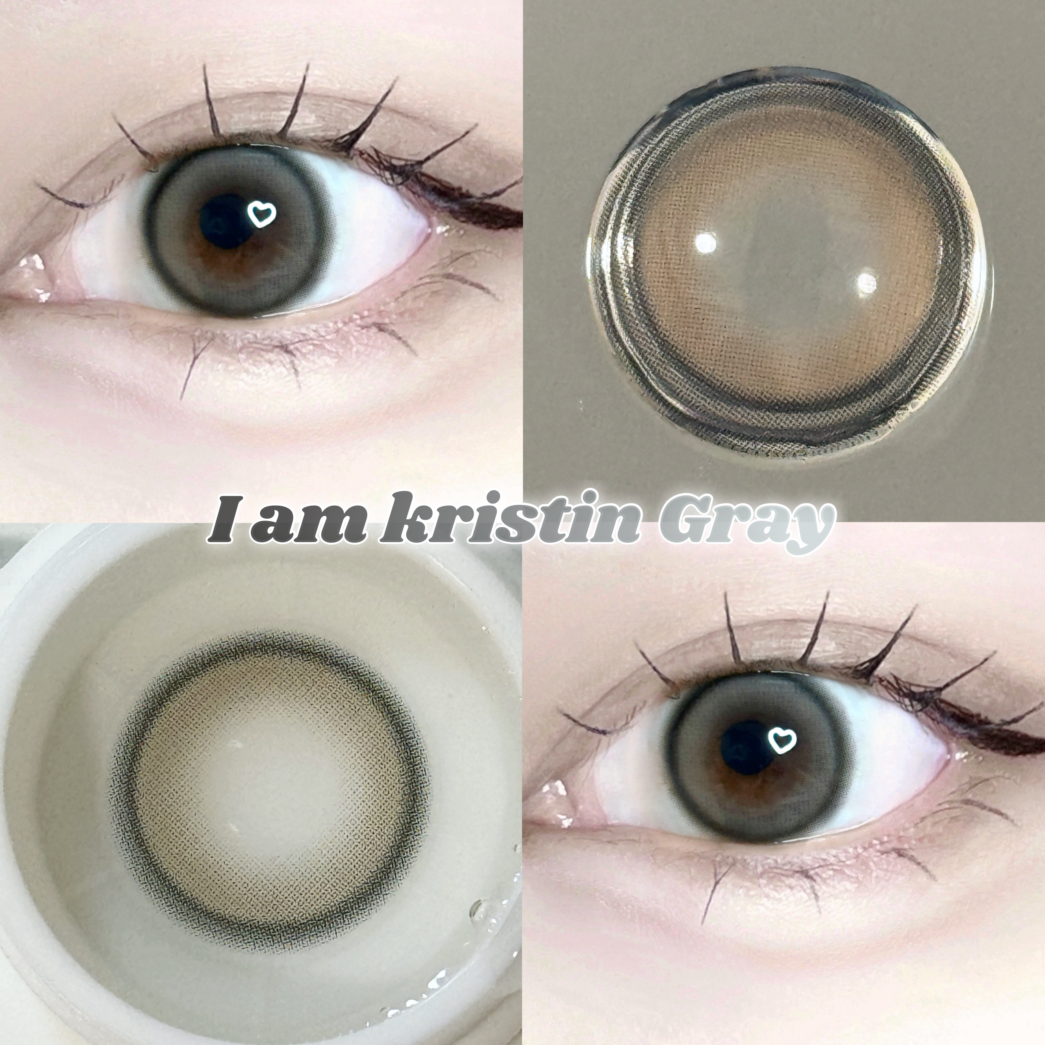 I am Kristin/Hapa kristin/１ヶ月（１MONTH）カラコンを使ったクチコミ（3枚目）