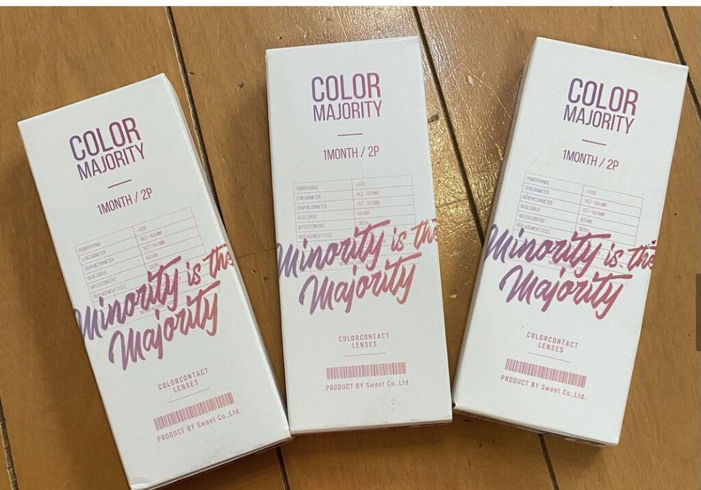 カラーマジョリティー/カラーマジョリティー/カラーコンタクトレンズを使ったクチコミ（1枚目）