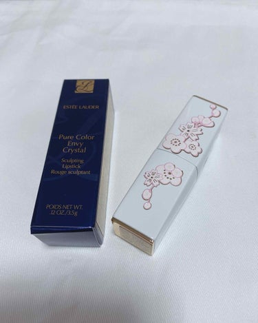 ピュア カラー エンヴィ クリスタル リップスティック 573 パッション フルーツ/ESTEE LAUDER/口紅を使ったクチコミ（2枚目）