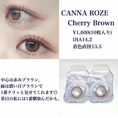 eye closet iDOL Series CANNA ROSE 1day/EYE CLOSET/ワンデー（１DAY）カラコンを使ったクチコミ（2枚目）