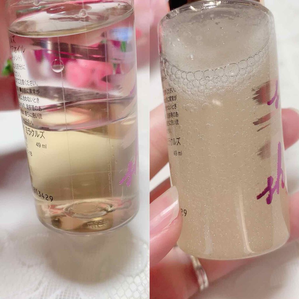 ミラクルズ グロッシー シェイク アクアオイル/パンテーン/ヘアオイルを使ったクチコミ(2枚目)