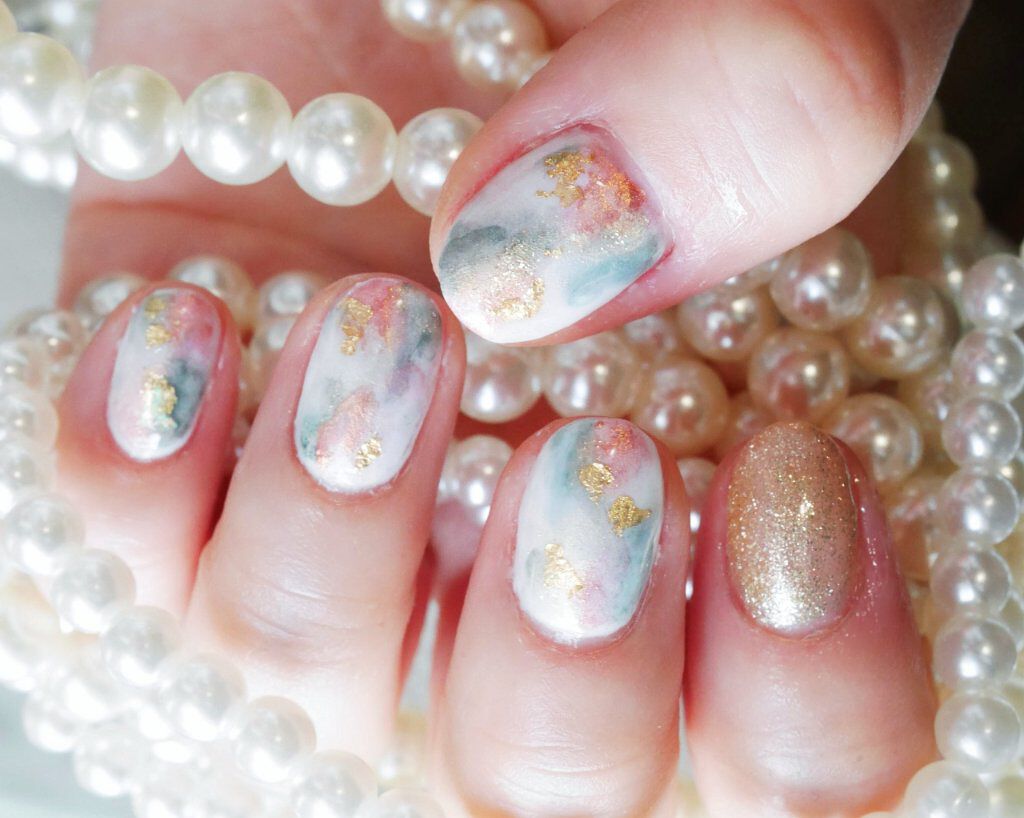 水彩パレット/セリア/ネイル用品を使ったクチコミ（1枚目）