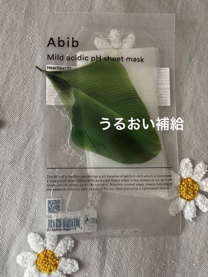 弱酸性pHシートマスク ドクダミフィット/Abib /シートマスク・パックを使ったクチコミ(1枚目)