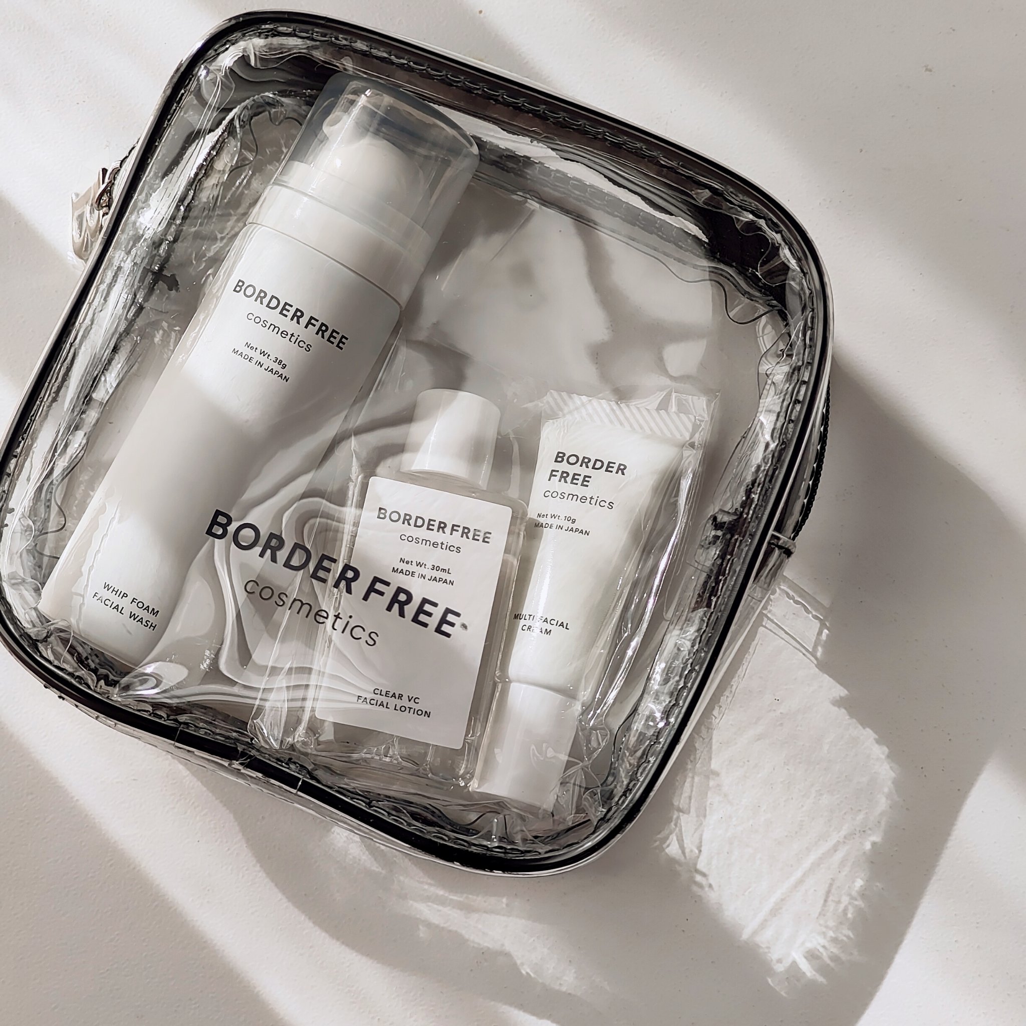 ミニサイズスキンケアセット/BORDER FREE cosmetics/トライアルキットを使ったクチコミ（1枚目）