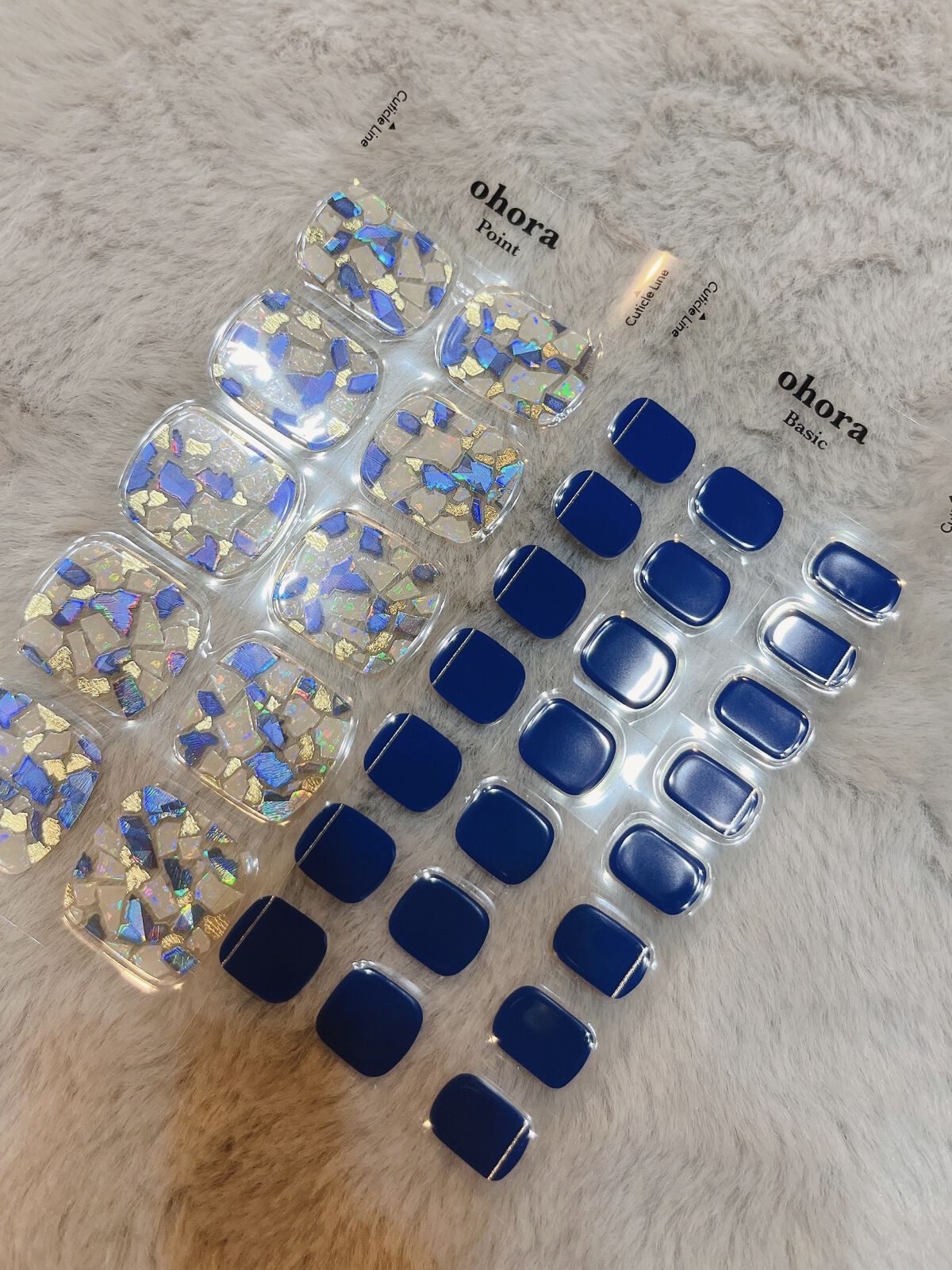 セミキュアジェルネイル(ペディキュア) PD-111 P Positano (summer oasis collection)/ohora/ネイルシールを使ったクチコミ（2枚目）