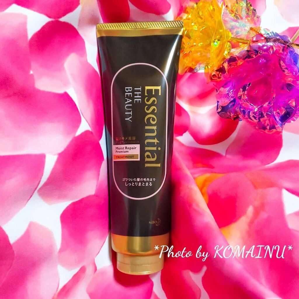 THE BEAUTY 髪のキメ美容プレミアムトリートメント<モイストリペアプレミアム>/エッセンシャル/洗い流すヘアトリートメントを使ったクチコミ(1枚目)