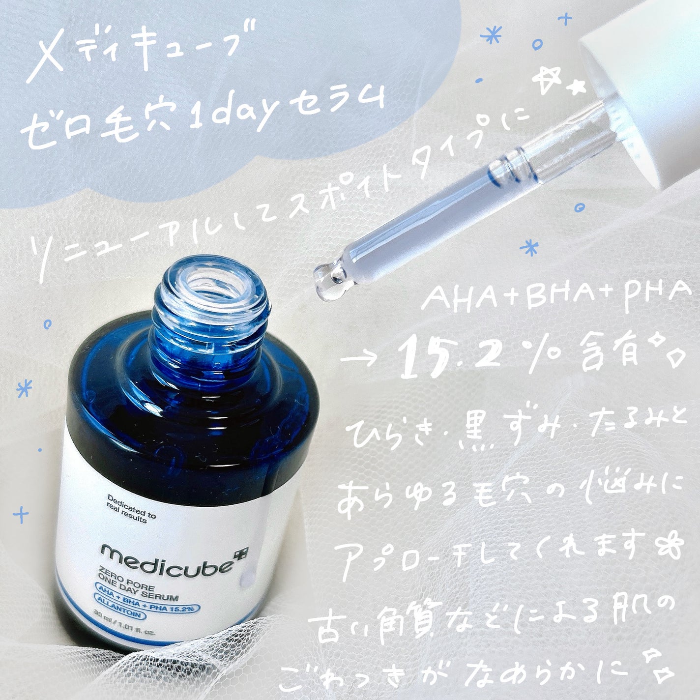 ゼロ毛穴1DAYセラム/MEDICUBE/美容液を使ったクチコミ(2枚目)