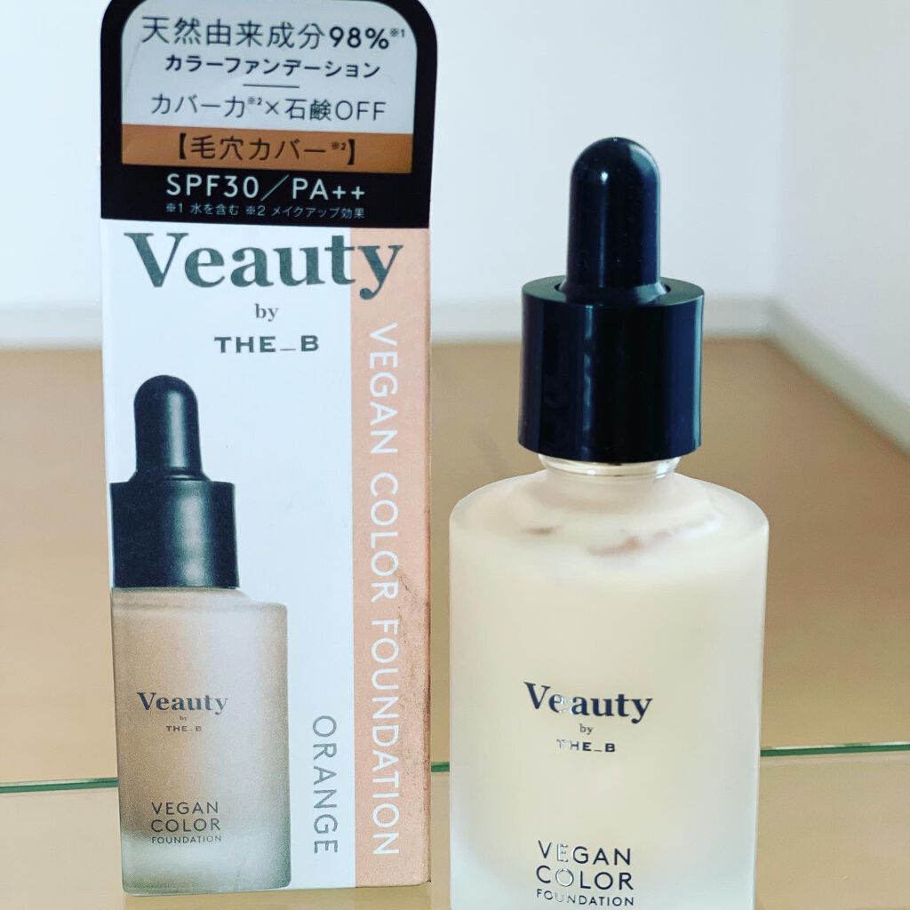 ヴィーガン カラーファンデーション/Veauty by THE_B/リキッドファンデーションを使ったクチコミ(6枚目)