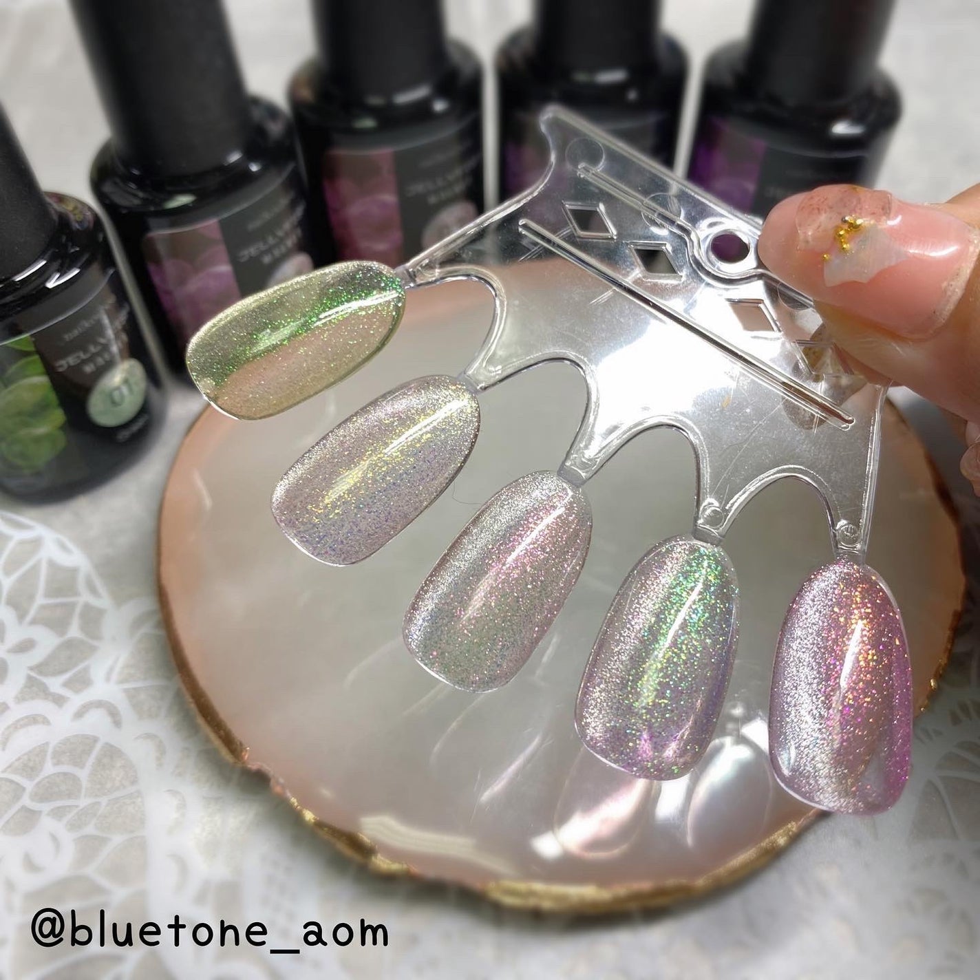 ⋆͛🦖⋆͛aomi on LIPS 「ネイル工房(@nailkoubou)JellyFish🪼シリー..」(2枚目)