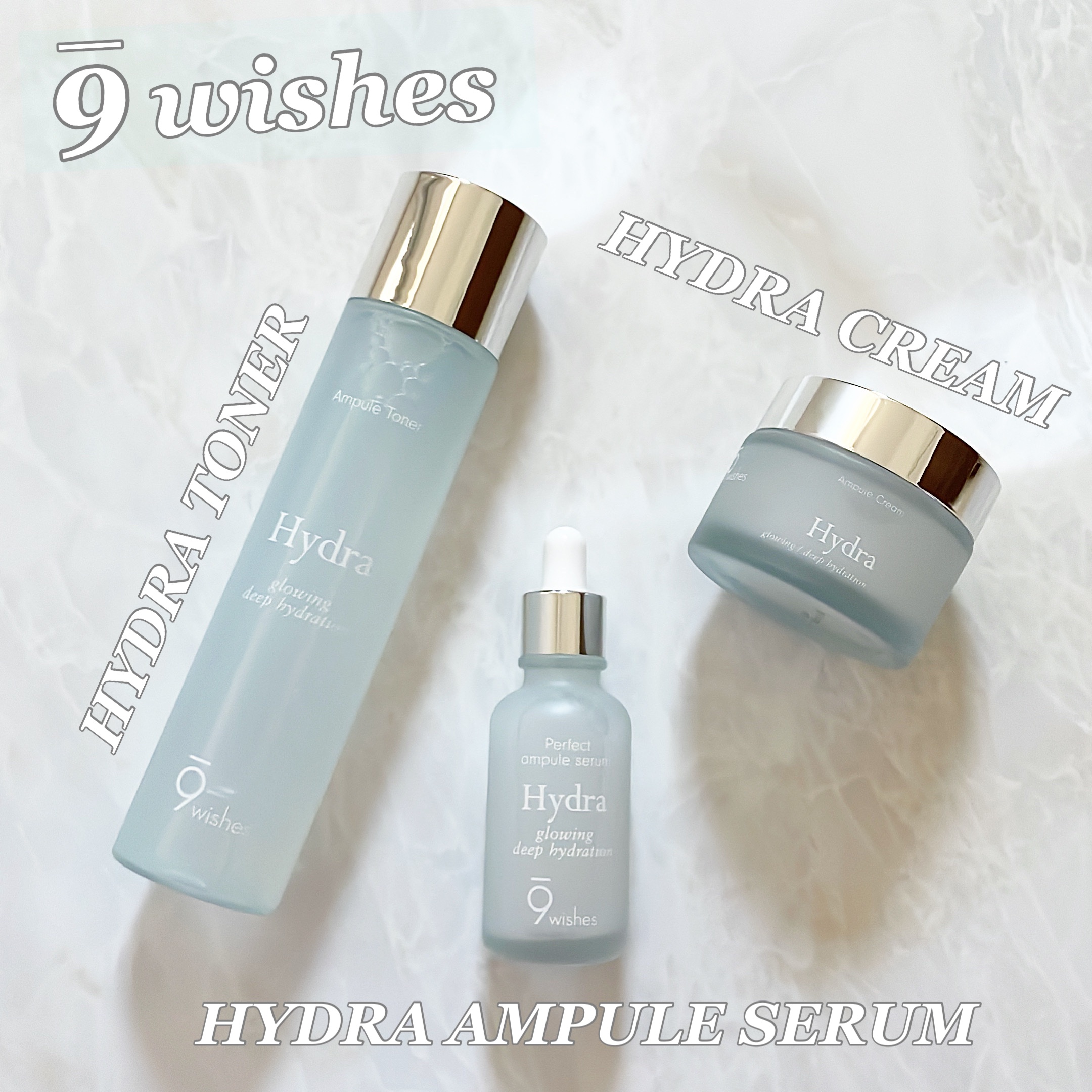 ハイドラアンプルトナー/9Wishes/化粧水を使ったクチコミ（1枚目）