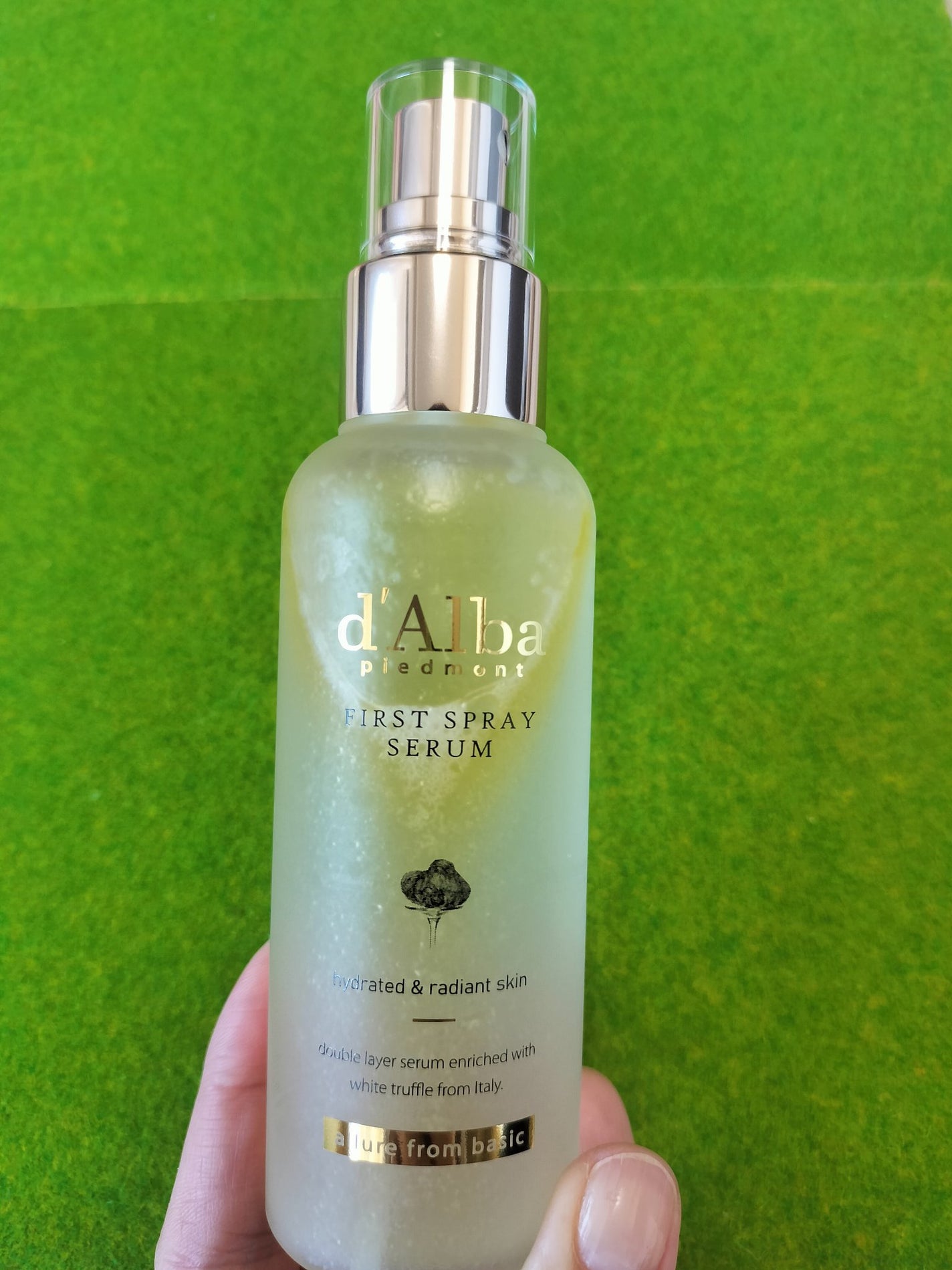 ダルバ ホワイトトリュフファーストスプレーセラム/ダルバ/ミスト状化粧水を使ったクチコミ(1枚目)
