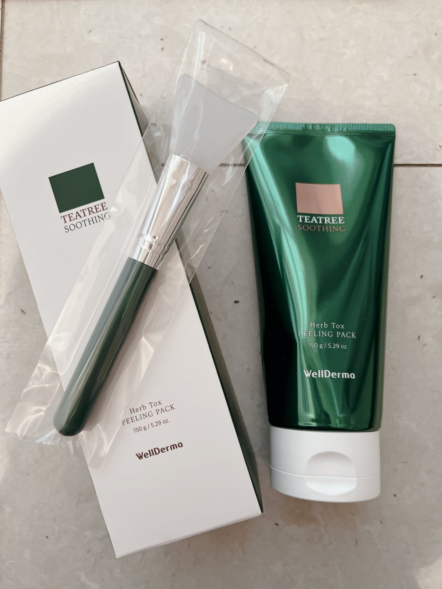 ティーツリーハーブピーリングパック/WellDerma/洗い流すパック・マスクを使ったクチコミ(1枚目)