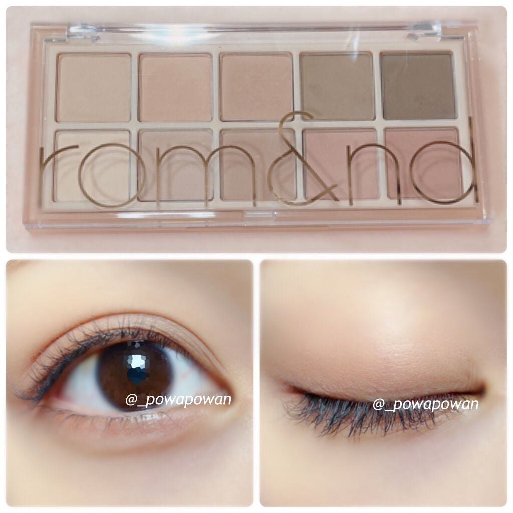 ベターザンパレット/rom&nd/アイシャドウパレットを使ったクチコミ(6枚目)