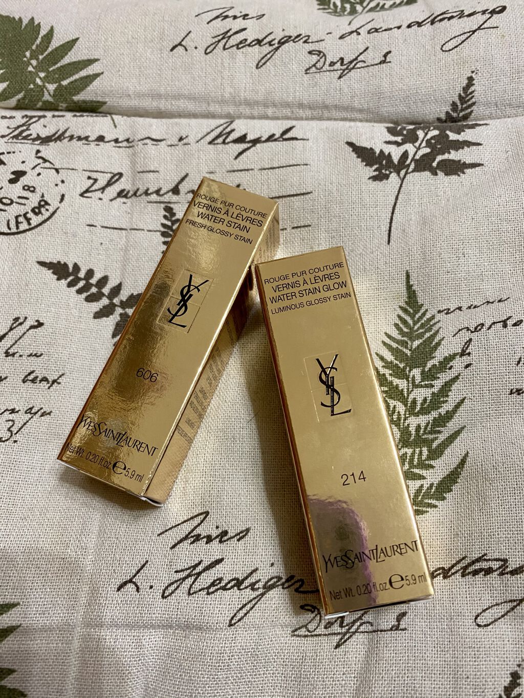 ルージュ ピュールクチュール ヴェルニ ウォーターグロウ/YVES SAINT LAURENT BEAUTE/口紅を使ったクチコミ（1枚目）