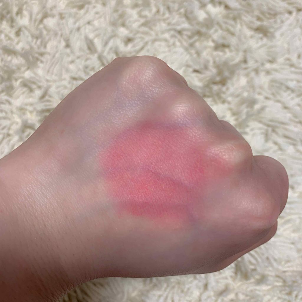 スフレチーク Souffle/DAISO/ジェル・クリームチークを使ったクチコミ（3枚目）