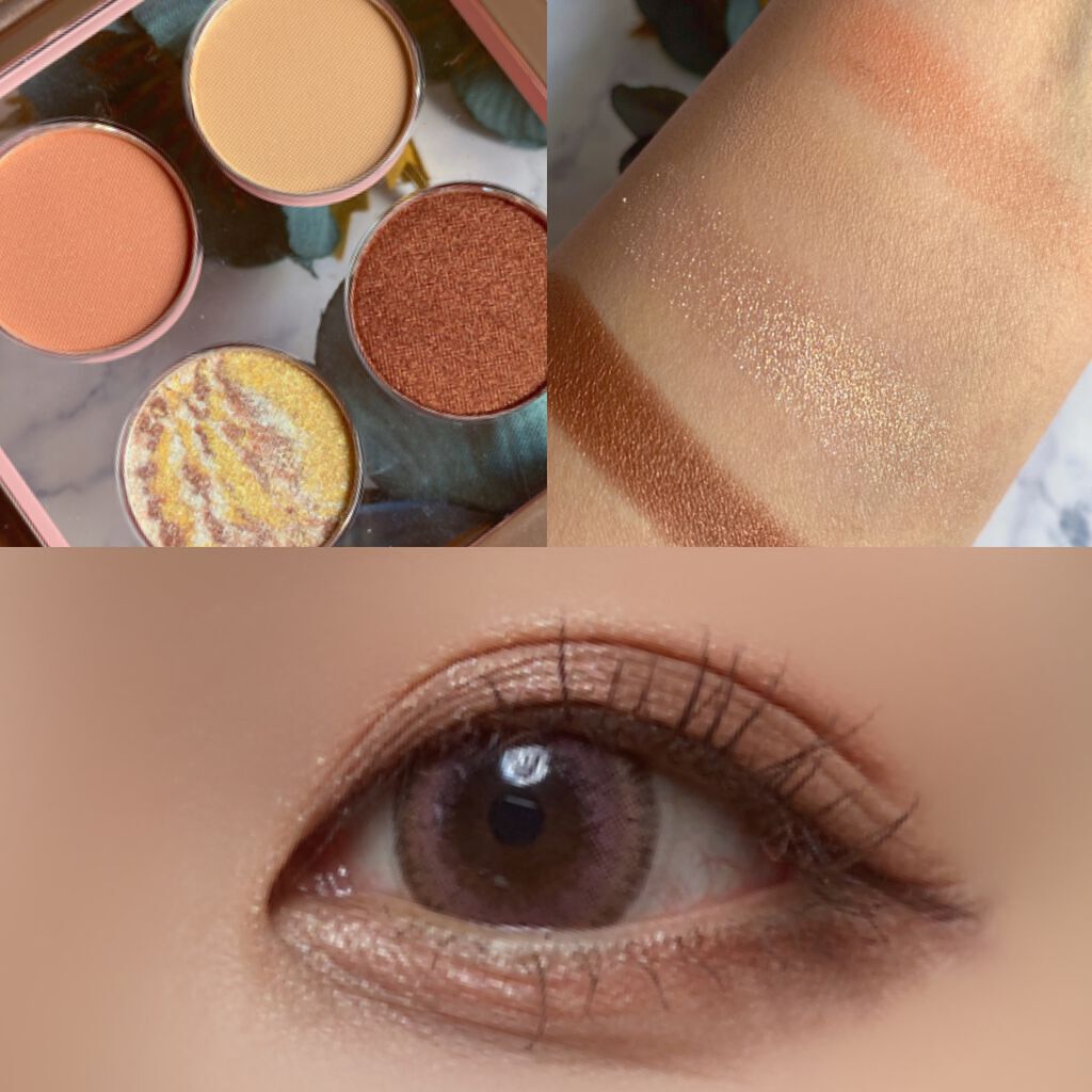 VAST NEBULA 4COLOR EYESHADOW PALETTE/HEXZE(ヘックスゼ)/アイシャドウパレットを使ったクチコミ(2枚目)