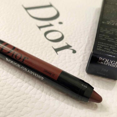 Dior ルージュ ディオール グラフィストのクチコミ「♡DIOR ルージュディオール グラフィスト♡
✔️784 DRAW IT  ¥4,536（税.....」（1枚目）