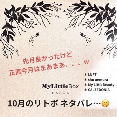 My Little Box/My Little Box/その他キットセットを使ったクチコミ（1枚目）