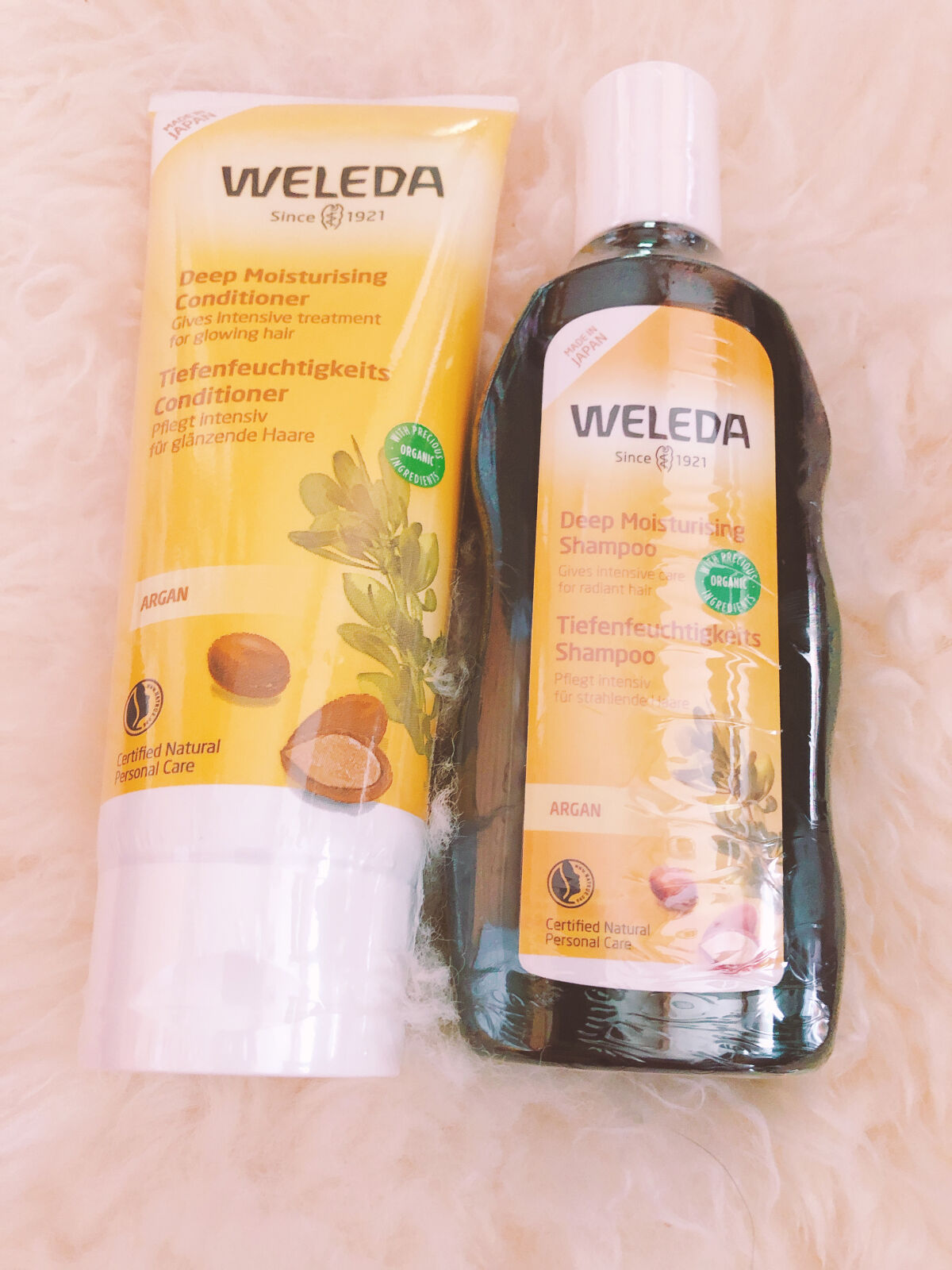 アルガン ヘアシャンプー／ヘアコンディショナー/WELEDA/市販シャンプーを使ったクチコミ（1枚目）