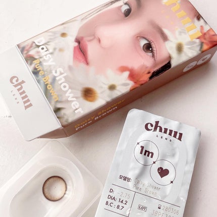 Daisy Shower 1Day/chuu LENS/ワンデー(1DAY)カラコンを使ったクチコミ(4枚目)