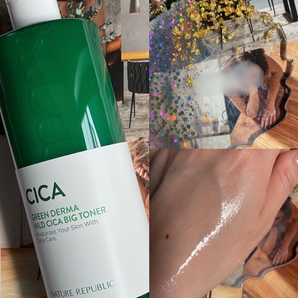 グリーン ダーマCICAビックトナー/ネイチャーリパブリック/化粧水を使ったクチコミ(2枚目)