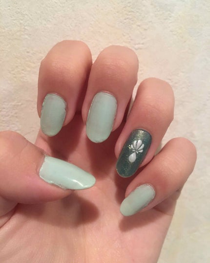 ナチュラルネイルカラーN 035 ミントカーディガン/デュカート/マニキュアを使ったクチコミ(1枚目)