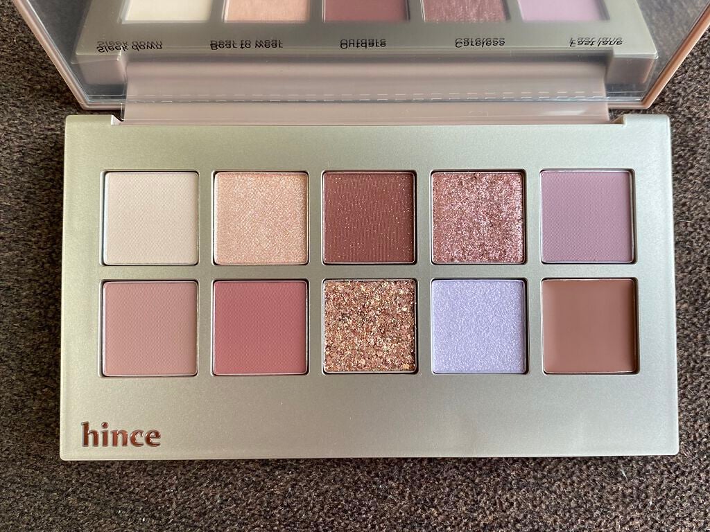 ニューデップスアイシャドウパレット/hince/アイシャドウパレットを使ったクチコミ(2枚目)