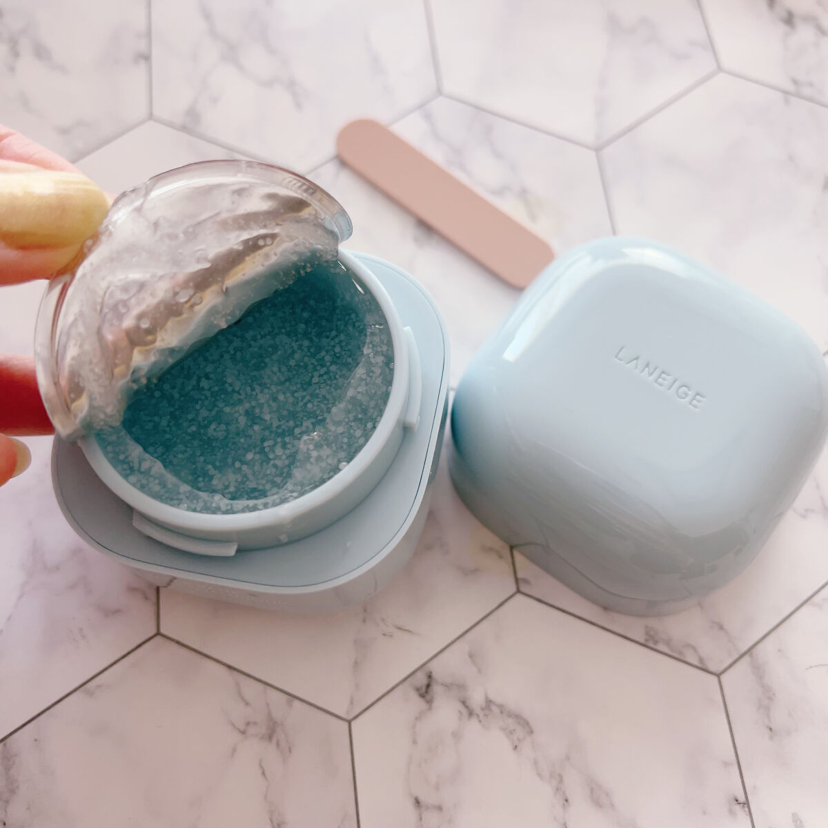 ウォーターバンク ジェルクリーム/LANEIGE/フェイスクリームを使ったクチコミ（3枚目）