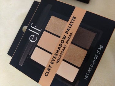 e.l.f. Cosmetics クレイ・アイシャドウ・パレットのクチコミ「【使った商品】e.l.f. Cosmeticsクレイ・アイシャドウ・パレット
【色味】　ベージ.....」（2枚目）