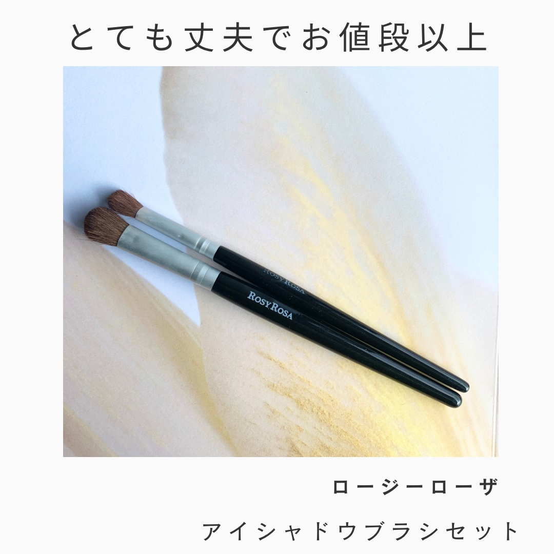 アイシャドウブラシセット/ロージーローザ/メイクブラシを使ったクチコミ（1枚目）