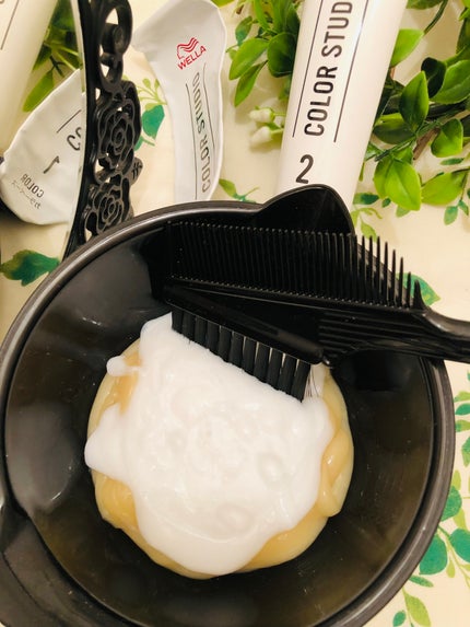 ウエラ カラースタジオ クリームタイプヘアカラー/ウエラ/ヘアカラーを使ったクチコミ(5枚目)