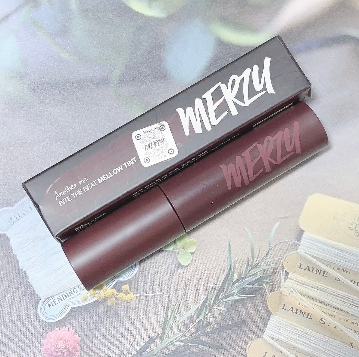 バイト ザ ビート メロウ ティント/MERZY/リップティントを使ったクチコミ(2枚目)