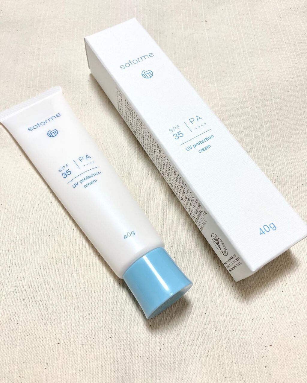 美白UVクリーム/soforme/日焼け止めクリームを使ったクチコミ（2枚目）