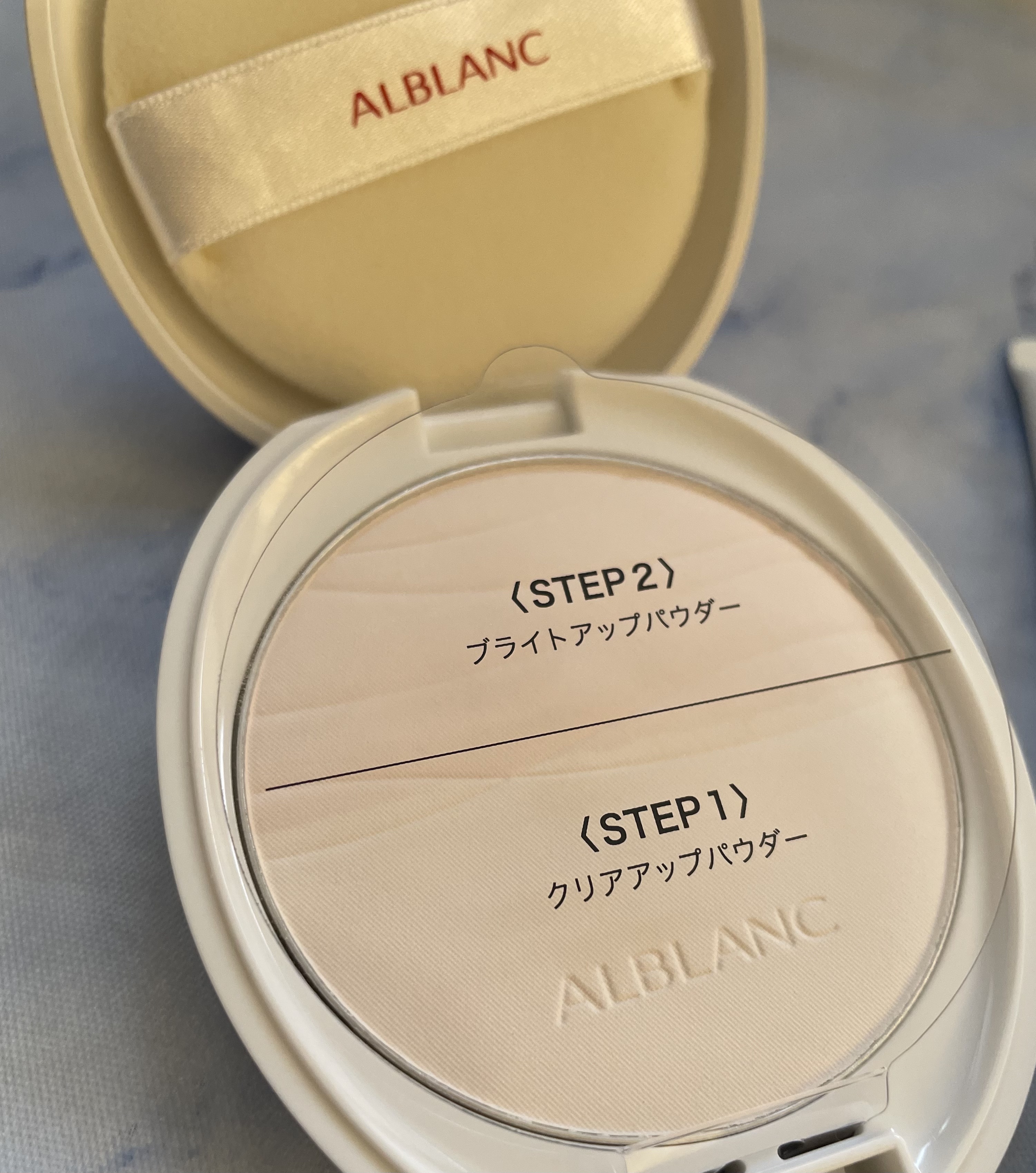 クラリティブラン フィニッシャー（ライトピンク）/ALBLANC/プレストパウダーを使ったクチコミ（2枚目）