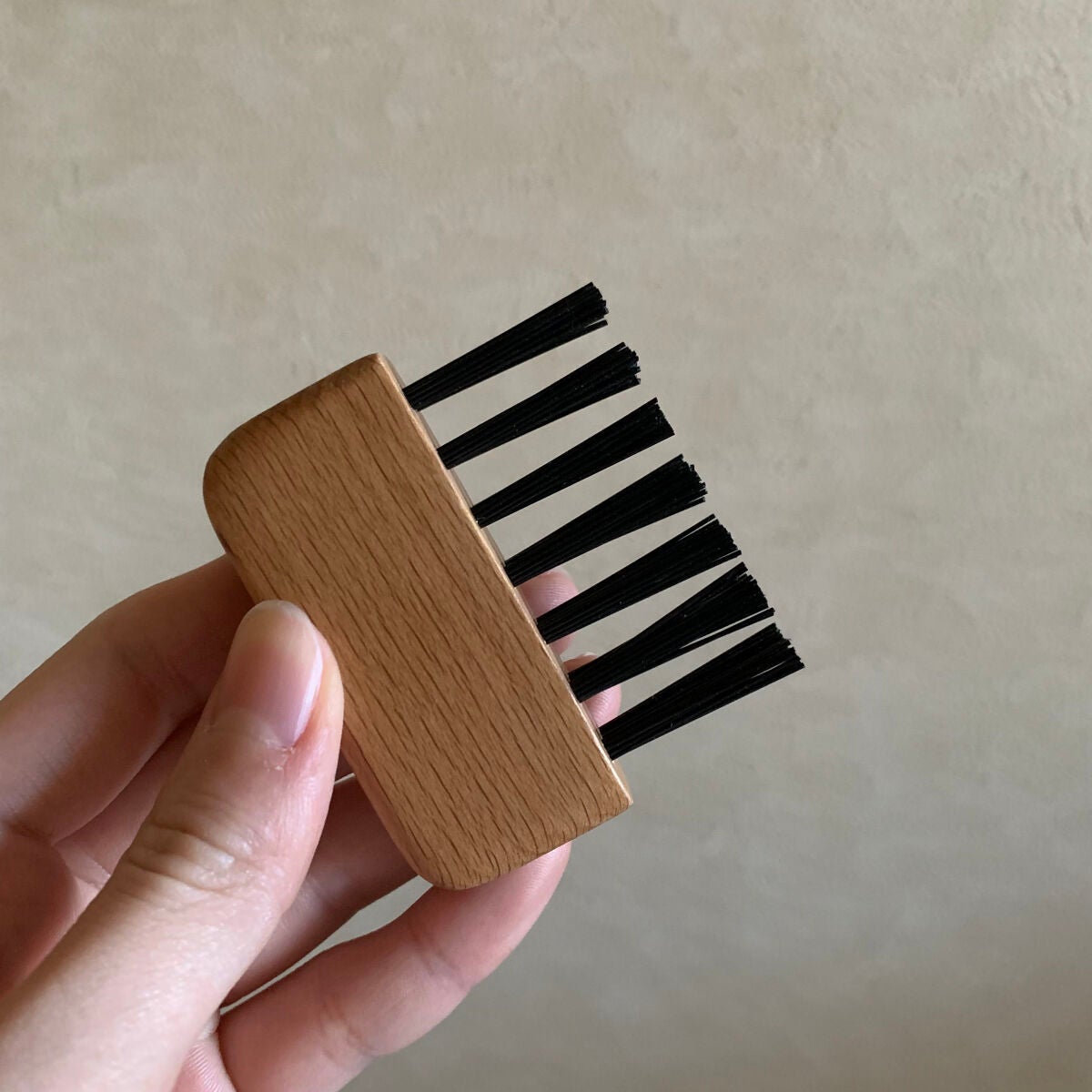 ブナ材お手入れブラシヘアブラシ用/無印良品/ヘアケアグッズを使ったクチコミ(1枚目)