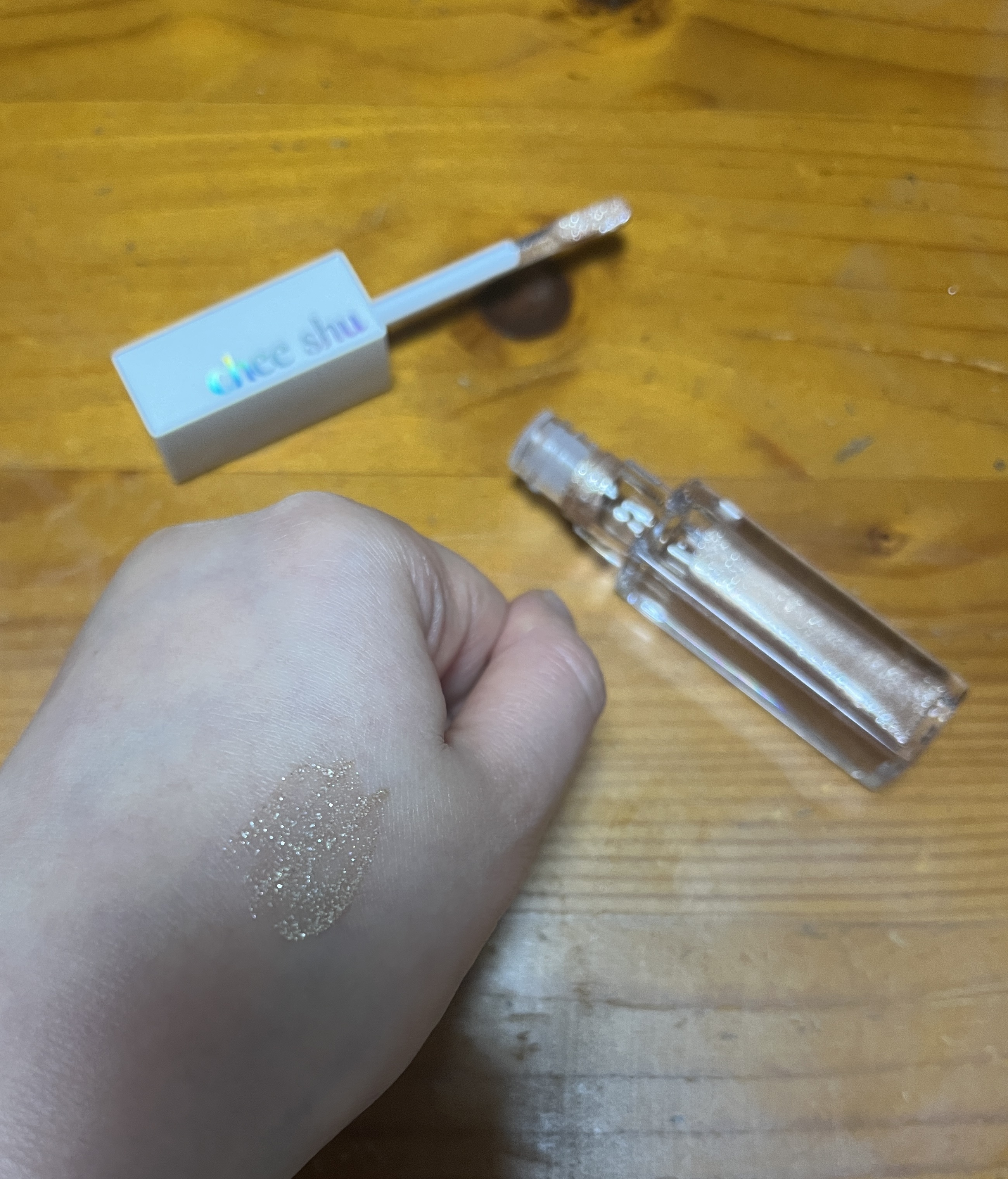 アイドルプリズムグリッター/chee shu/グリッターを使ったクチコミ（3枚目）