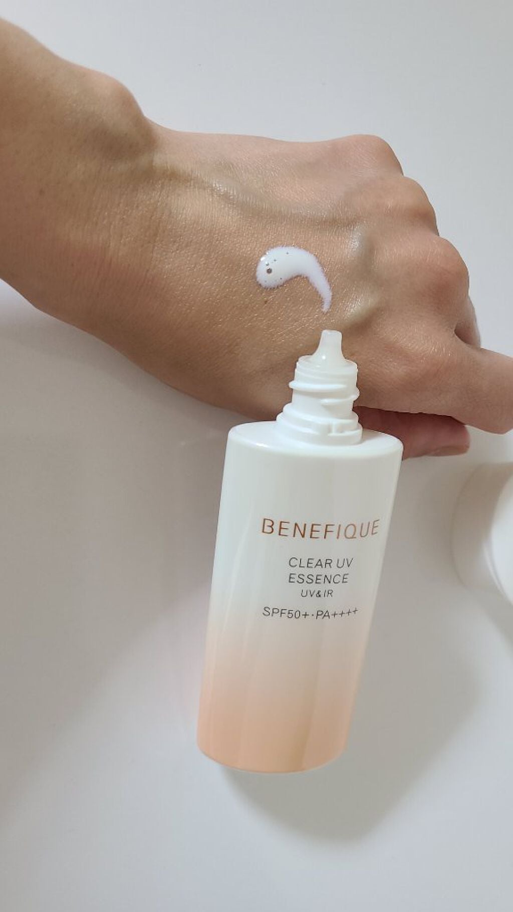 ベネフィーク クリア UV エッセンス(UV&IR)/BENEFIQUE/日焼け止めローションを使ったクチコミ(1枚目)
