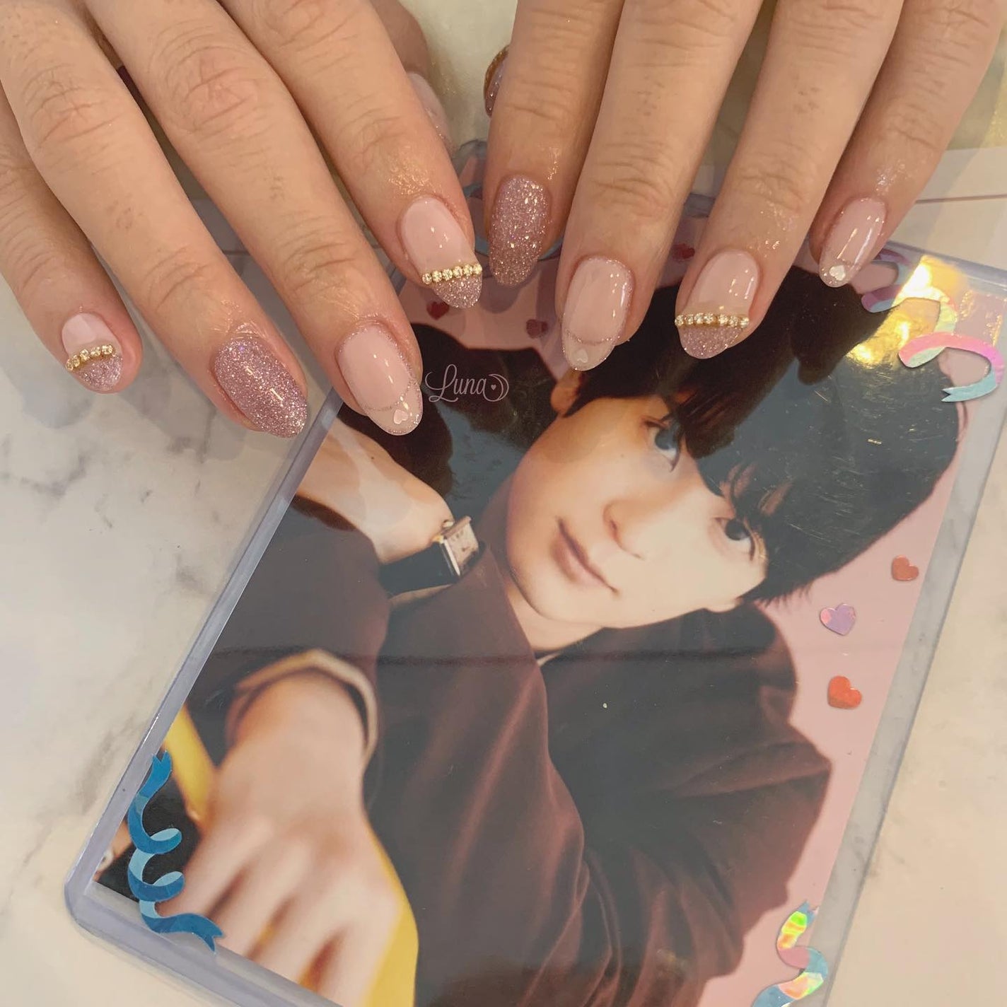 Iuna. Mizuki on LIPS 「.スペシャルプラン💖#nail#nailstagram#gel..」(2枚目)